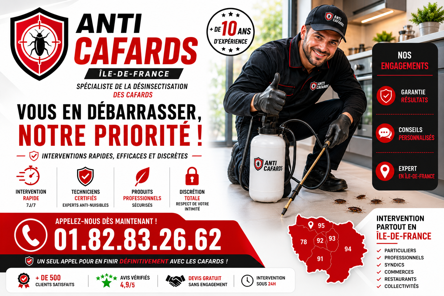 Cafards Issy les Moulineaux